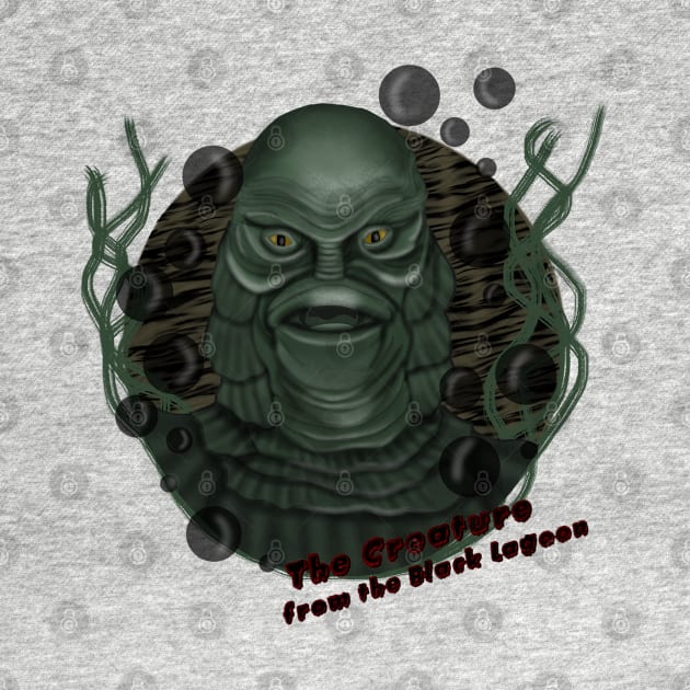 The Creature from the Black Lagoon by KataMartArt